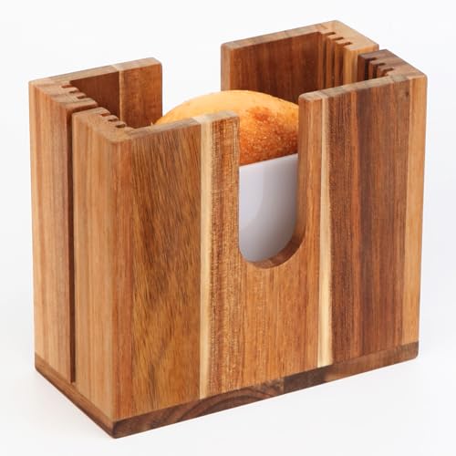 HeywoodCabin Large Adjustable Acacia Holder