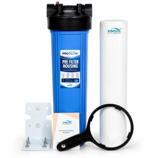 PRO Flow 20 Inch Jumbo Pre Filter Housing for Water Tank | Overhead Tank Filter | Borewell Water Filter | Main Line Sediment Filter | Whole House Water Filter Housing Kit