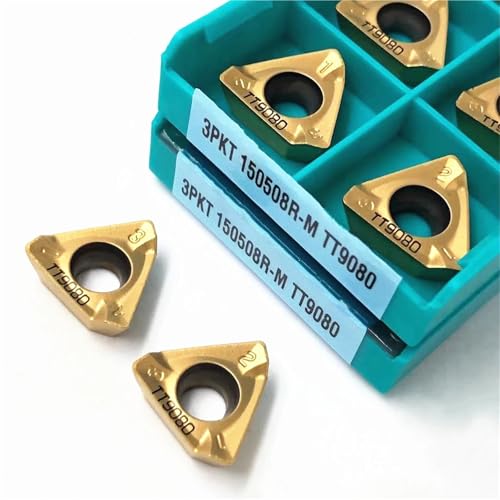 10 piezas insertos de carburo para torneado 3PKT150508R M TT9080 miniatura 5