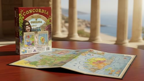 Concordia: Gallia & Corsica Expansion Juego de Mesa Estrategia miniatura 4