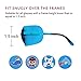 Astropic 4Pcs Eye Patches for Kids | Boys Eye Patch for Glasses | Medical Eye Patch for Children with Lazy Eye (Left Eye Coverage, Blue)