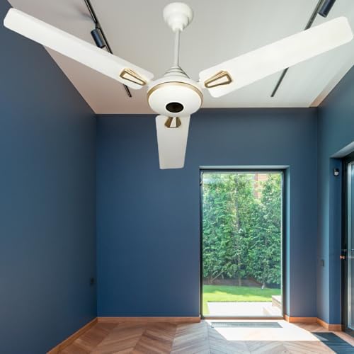 Image of Drumstone [𝟏𝟓 𝐘𝐄𝐀𝐑𝐒 𝐖𝐀𝐑𝐑𝐀𝐍𝐓𝐘 Ceiling Fan - Decorative Design with Elegant Looks, High Air Delivery, Energy Saving, and 100% Pure Copper Motor for Efficient Performance