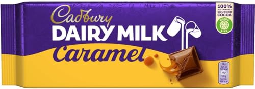 Cadbury Dairy Milk Caramel Chocolate Bar, 120 g