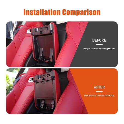 Boîte de rangement de confidentialité Jaguar F-Type en ABS avec double compartiment