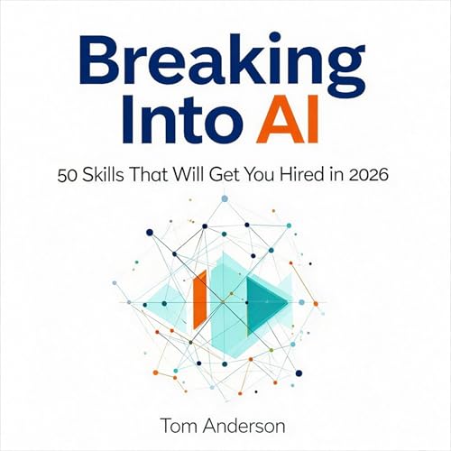 Diseño de la portada del título Breaking into AI
