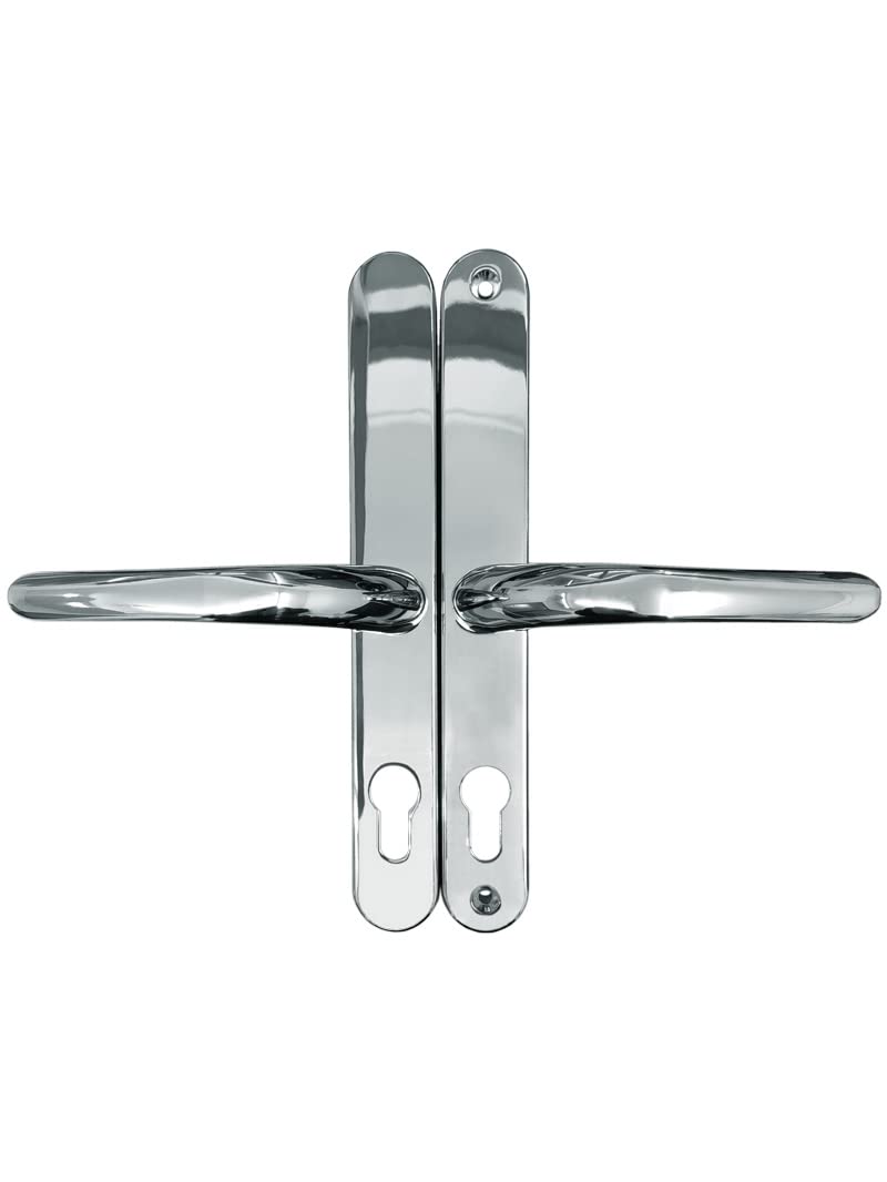 Fullex Polished Chrome 68Mm Pz Lever Lever Door Handle 215Mm Screw