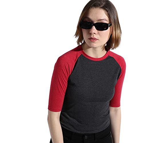 Image of Campus Sutra Women's Cotton Regular Tops