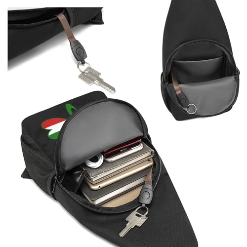 Italian Irish American Shamrock,Fashion One-Shoulder Bag,Anti-Theft Crossbody Shoulder Chest Bag 6