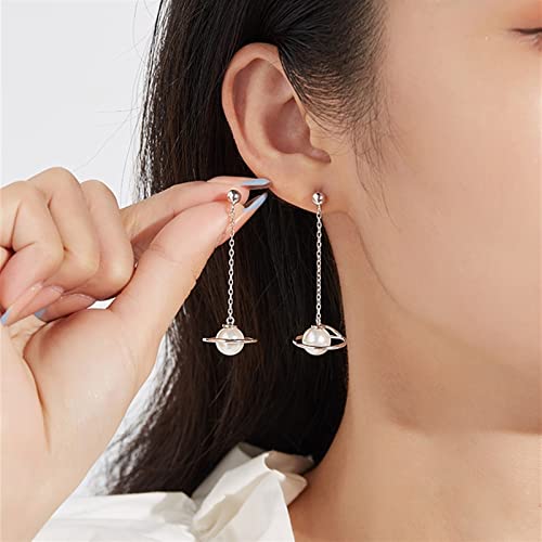 Boucles d'oreilles perle argent S925 pour soirée et mariage chic - 5