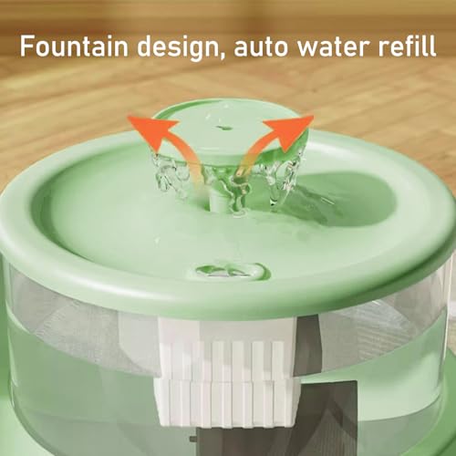 Fuente de Agua para Gatos y Perros Capacidad Alta Plástico miniatura 3
