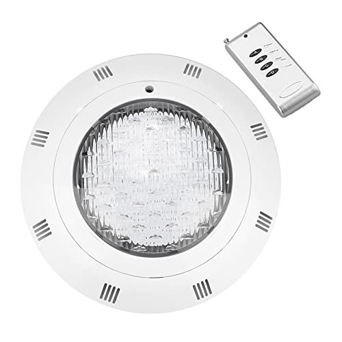 Foco LED RGB para piscina multicolor de 24 luces con control remoto e iluminación de 12V 8