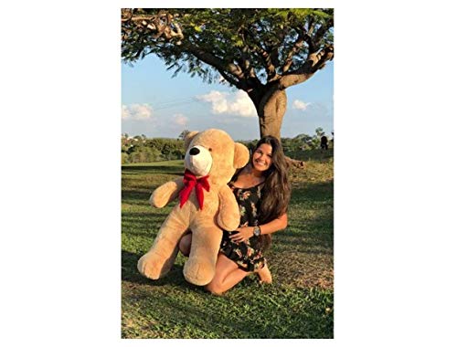 Urso Teddy Bear Grande Gigante Pelúcia Macio 110cm Nacional
