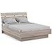 Tvilum Scottsdale 2 PC Full Platform Bed Set in Truffle