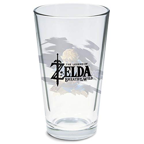 Controller Gear Legend Of Zelda Pint Glasses 16 Oz - Calamity Ganon And Link, Set Of 2 - Official Nintendo Product - Not Machine Specific, Clear (Dw16Ozgl-2Pecl) #TOP1