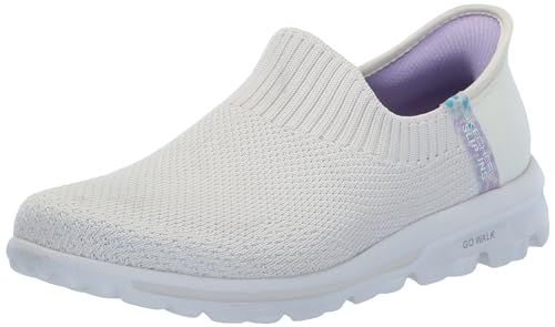 Basket Skechers Hands Free Slip-ins Femme Go Walk Travel Ecru 36.5