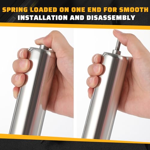 image for Tandefio 6 Pcs Conveyor Rollers Galvanized Steel Roller 10'' in Length