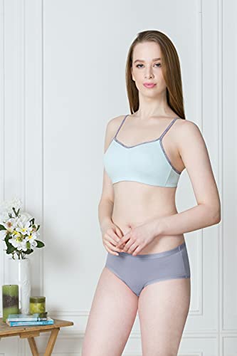 Image of Van Heusen Women's Cotton Cami Bra | Non Padded | Non Wired | Everyday Bra| Soft Cotton | Teenage Essential | All-Day Comfort | Thin Straps | Style 11013