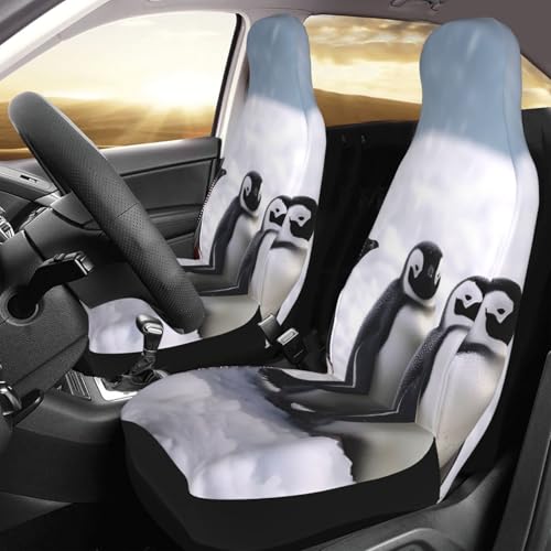Housses de siège avant voiture pingouins protection universelle auto imperméable