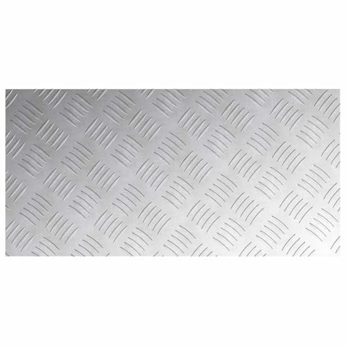 Protector de escaleras autoadhesivo de aluminio de 60x30 cm pack de 2 unidades plata 6