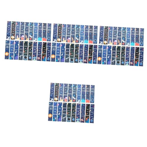 Marque-pages espace VILLCASE lot de 80 pièces pour lecture enfant