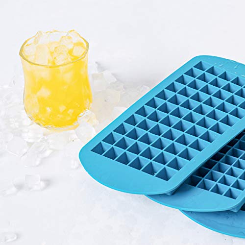 Euchoiz Silicone Ice Cube Trays 3Pcs/Pack, 3 Different Sizes Ice Cube Molds, Small Crushed Ice Cube Flexible Easy Release Reusable And Bpa Free Ice Trays #TOP5