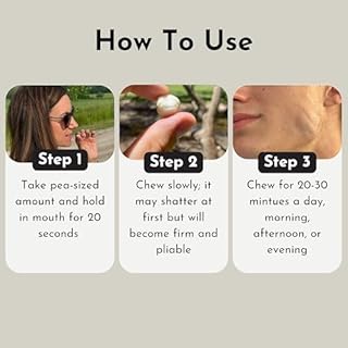 Martyr & Myth Mastic Gum – 40g Natural Resin from Mastiha Trees in Chios, Greece | Sugar-Free, Plant-Based Chewing Gum for Jawline, Oral & Gut Health