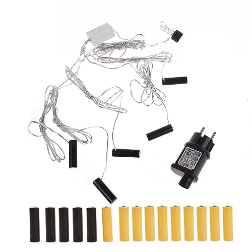 Frotox Batterie Eliminator Lr6/AA 4.5V 3V Batterie Adapter Batterie Netzteiladapter Für Weihnachten LED Licht Toy (AA 5 In 1)