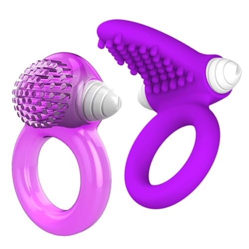 コックリング ペニスリング 電動バイブ TPE製 振動 防水 ペニス リング バイブ 男性向け 大人のおもちゃ アダルトグッズ 男性用 ぺにすリング タイプAD２点セット - 画像1