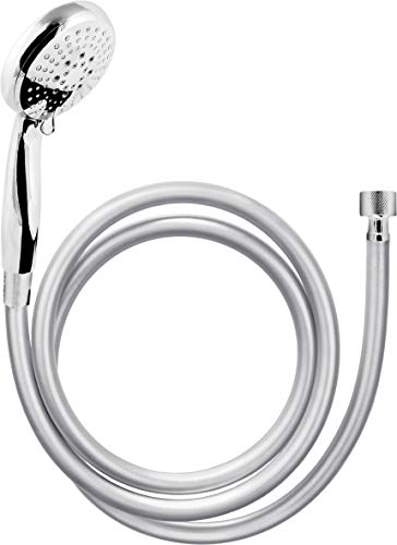 Cornat Doucheset"Comiso" - handdouche 100 mm - 5 straalsoorten: normaal, zachte en massagestraal - anti-kalk & waterbesparing - 150 cm doucheslang/douchekop voor douche & bad / TECB3432