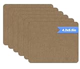 Azobur Repair Patch, 6 Piece Microfiber Patches, Self Adhesive Fabric Sofa Patch Repair Fabric, Luxurious Look, Quick Fix Sofa.(Khaki)