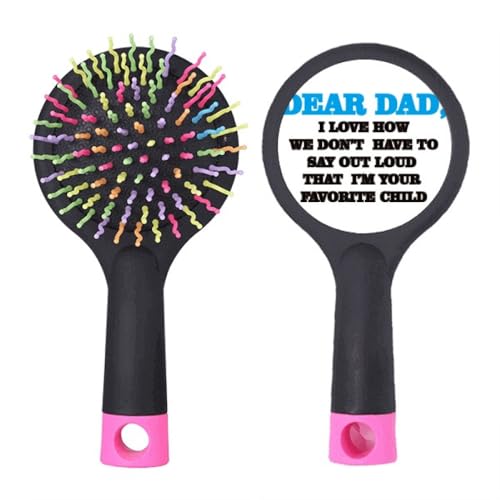 Dear Dad Letter Festival Citazione Salon Districante Spazzola Per Capelli Base Cuscino