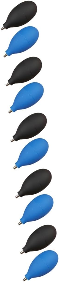 10pcs Air Blower Squeeze Ball Pump for Camera Lens and Computer Cleaning Dust Remover for Electronics Plants and More Blue Black