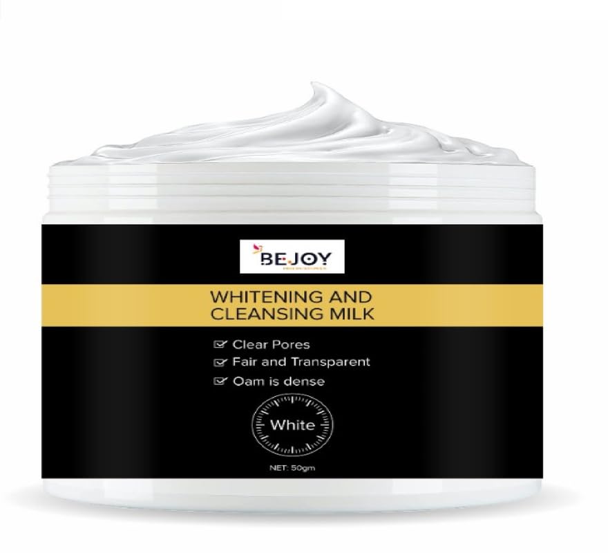 Bejoy WHITENING AND CLEANSING MILK For Deep Pore Cleansing | Removes Dirt Pollutants | Effective Makeup Remover | Moisturizing Cleanser For All Skin Types -50 Gram (Pack 1)-picture-27