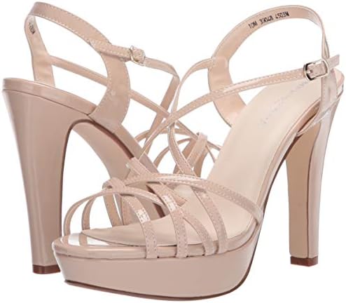 Touch Ups Women's Wren Heeled Sandal, Nude, 5 | Image 6