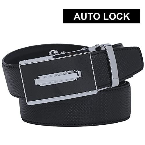 Image of Labnoft Men's PU Leather Auto Lock Belt