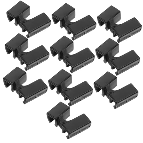 LOPUNER 10個初心者用黒色箸トレーナー 繰り返し使える箸接続器 持ちやすいトレーニング補助具 環境配慮設計 初学者向け練習器具