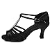 SWDZM Mujer Zapatos de Baile/Estándar de Zapatos de Baile Latino Satén Ballroom...