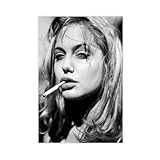Poster sur toile Acteur Angelina Jolie 16 - D�coration de chambre � coucher - Paysage sportif - D�coration de bureau - Cadeau sans cadre : 30 x 45 cm