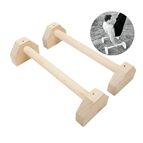 soundwinds Barras Push-Up de Madera Barra Paralela Barra Invertida Manijas de Soporte para Bombas Dispositivo de Culturismo