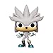 Funko- Pop Games Sonic 30th-Silver The Hedgehog Figura coleccionable, Multicolor (51965)