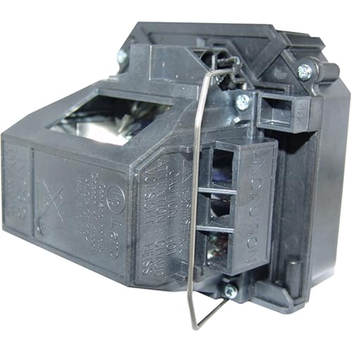 Lámpara y carcasa original Jaspertronics para proyector Epson H388A miniatura 5