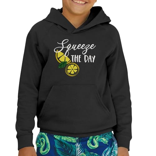 Sweat à capuche enfant citron idéal pour l'école - 2
