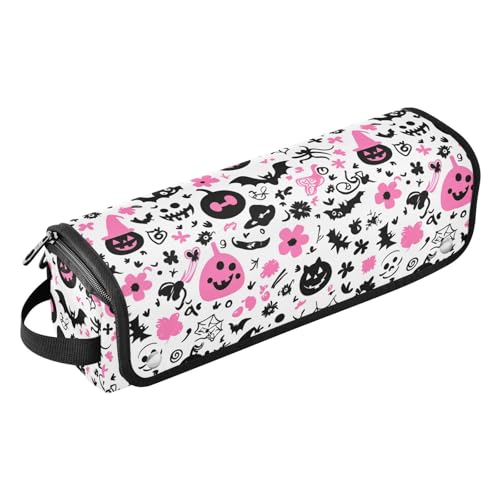 Bolsa de viaje resistente al calor para herramientas de cabello Ghosts Witch Hat Marble Hair Tools Organizer miniatura 1