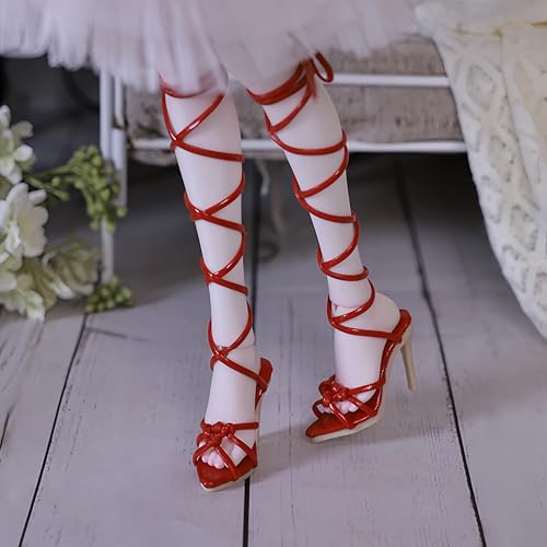 Chaussures poupée 1/4 BJD à talons hauts à lanières