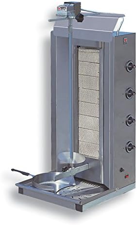 NORTH PRO Greek Gyros/Doner/Kebab Machine (Propane-Butane) (Meat capacity: 75-100kg-model: DG104-UK)