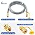 GasSaf 6 FT 1/2" ID Natural Gas Grill Hose with Quick Connect Fitting, Natural Gas Conversion Kit Suitable for Gas Grill, Generator, Patio Heater and More (with Sealing Tape)
