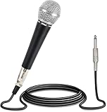 Pyle - -Micrófono de mano dinámico profesional Pro PDMIC58 con bobina móvil