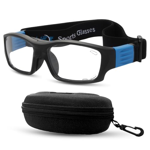 BLUE CUT Sports Protection Goggles Safety Glasses for Basketball Pickleball and All Outdoor Sports