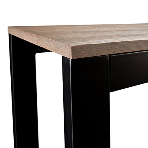 SEI Furniture - Holly & Martin Lydock Console Table - Transitional Design, Black Iron and Wood - Ideal for Entryway, Living Room (CK7623) by SEI Furniture - Image 3