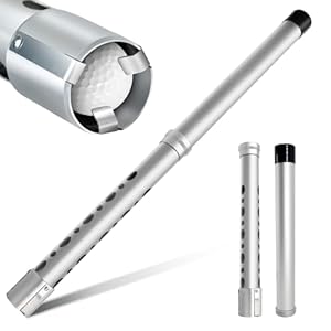 THE GOLFER STORE Golf Ball Shag Tube Professional Golf Ball Picker Upper Aluminum Golf Ball Retriever Collector Practice Pick-up Sucker Tool
